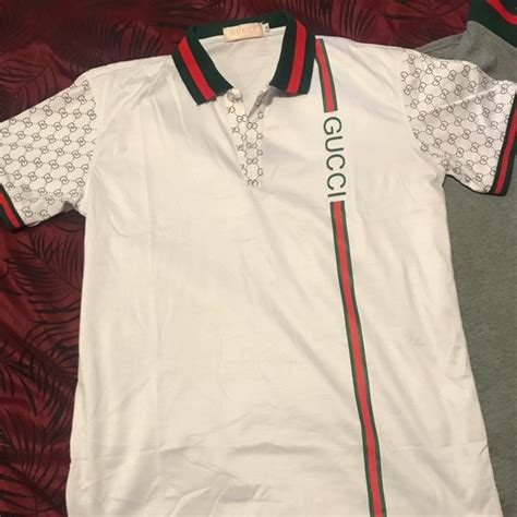 gucci leather collar shirt|Gucci collar shirt men.